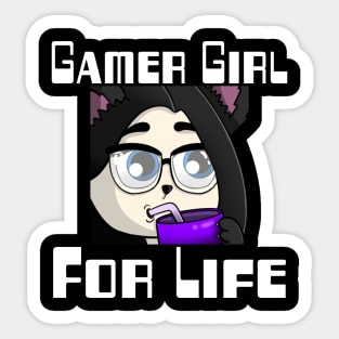 Gamer Girl For Life. Sticker